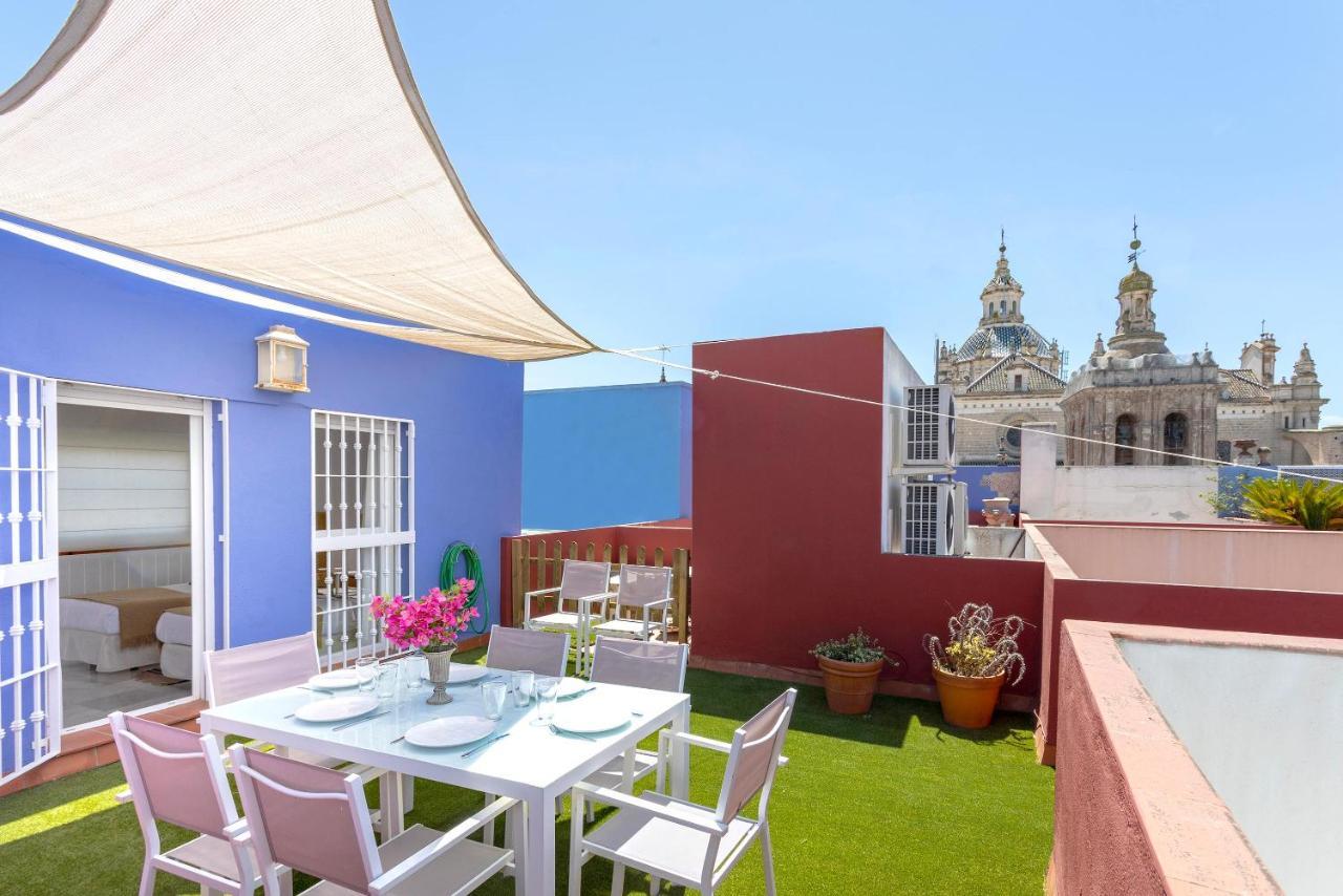 Genteel Home Salvador Terrace Sevilla Eksteriør billede